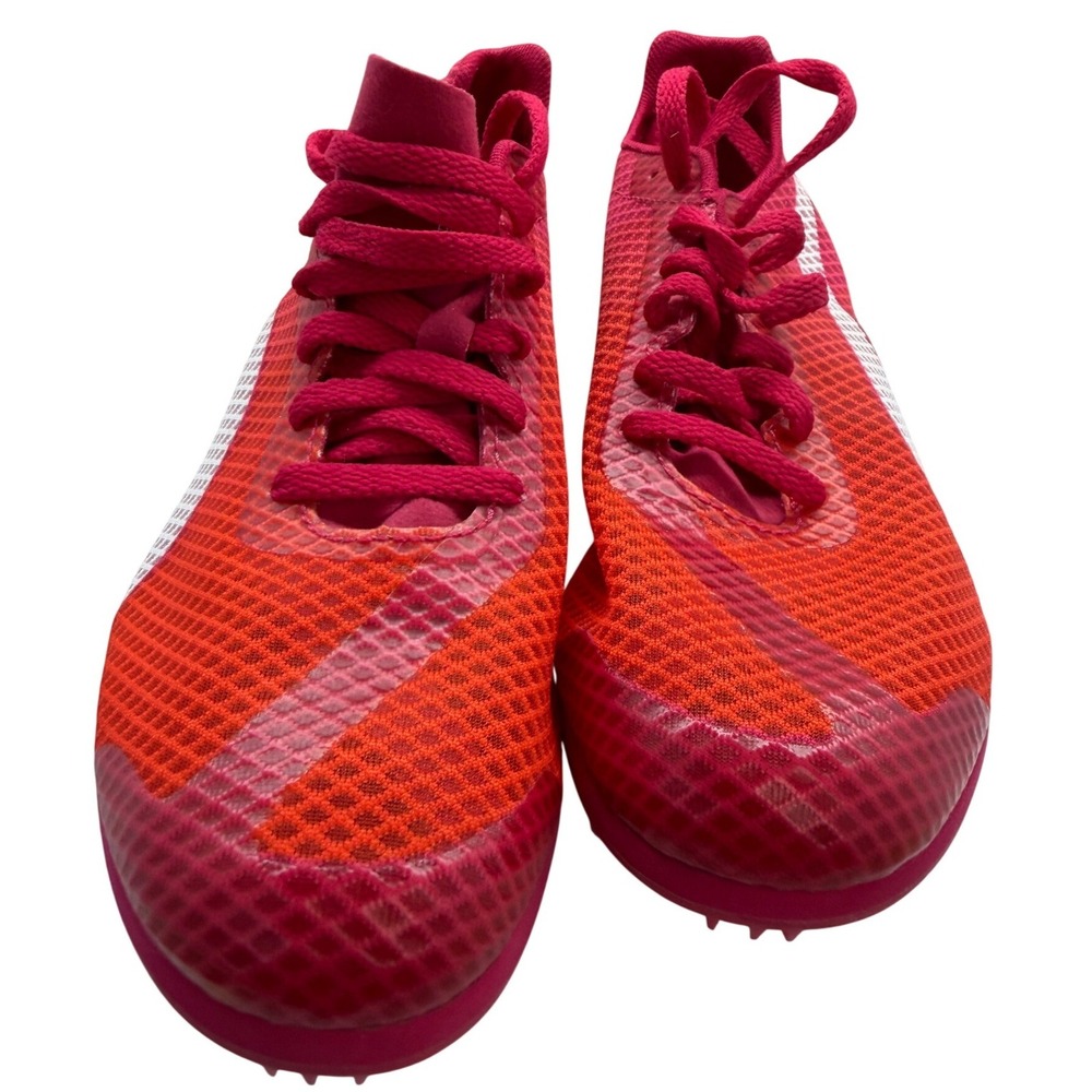 Puma Track and Field Spikes Womens 6.5 Red Orange Running Shoes 188534 01